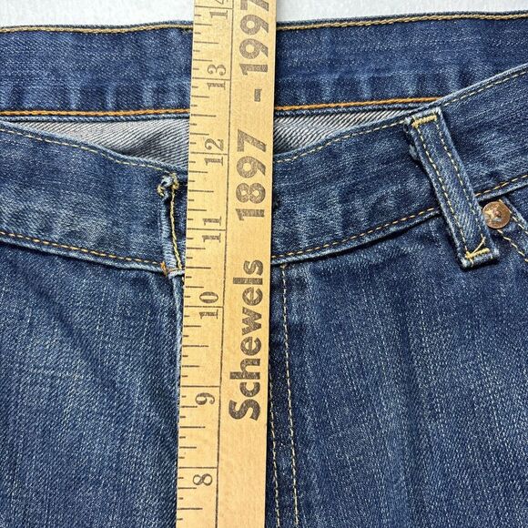 Polo Ralph Lauren Mens Jeans 34x29 relaxed fit straight Leg blue denim Baggy Y2K - Picture 11 of 16